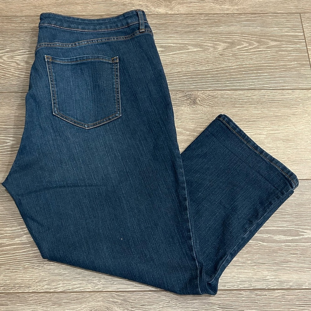 Nine West Cuffed Capri Womens Jeans Sz 18W